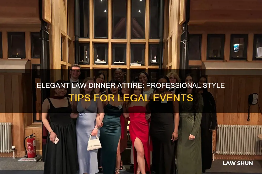 what to wear to a law dinner