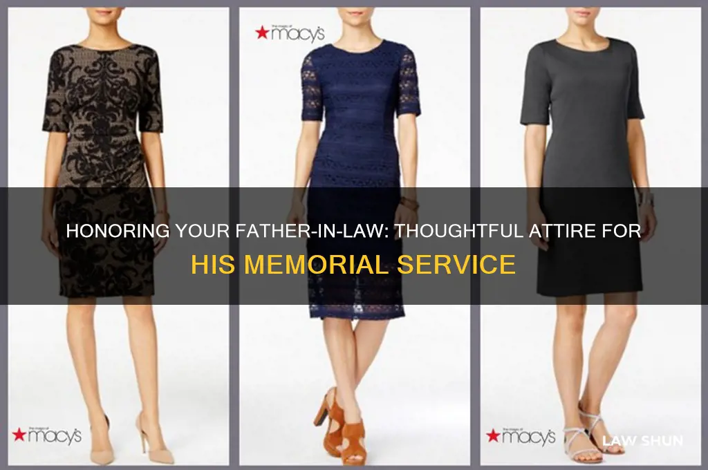 what to wear to my father in law memorial