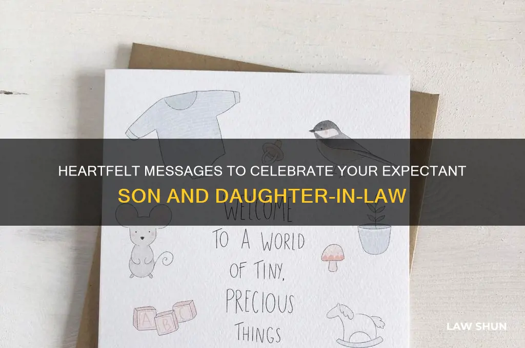 what to write for expectant son and daughter in law