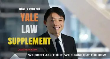Crafting a Standout Yale Law Supplement: Tips and Strategies