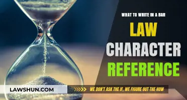 Crafting a Compelling Bar Law Character Reference: Essential Tips and Examples