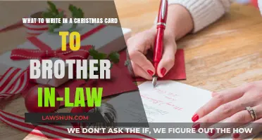 Wishes for a Brother-in-Law this Christmas