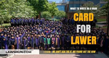 Thoughtful Grad Card Messages for the Aspiring Lawyer's Big Achievement