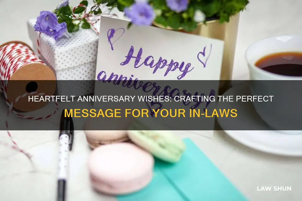 what to write in in laws anniversary card
