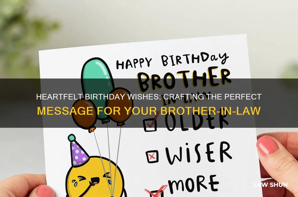 what to write on brothers in law birthday card