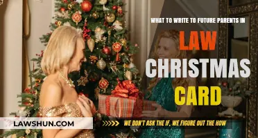 Warm Wishes: Crafting the Perfect Christmas Card for Future In-Laws