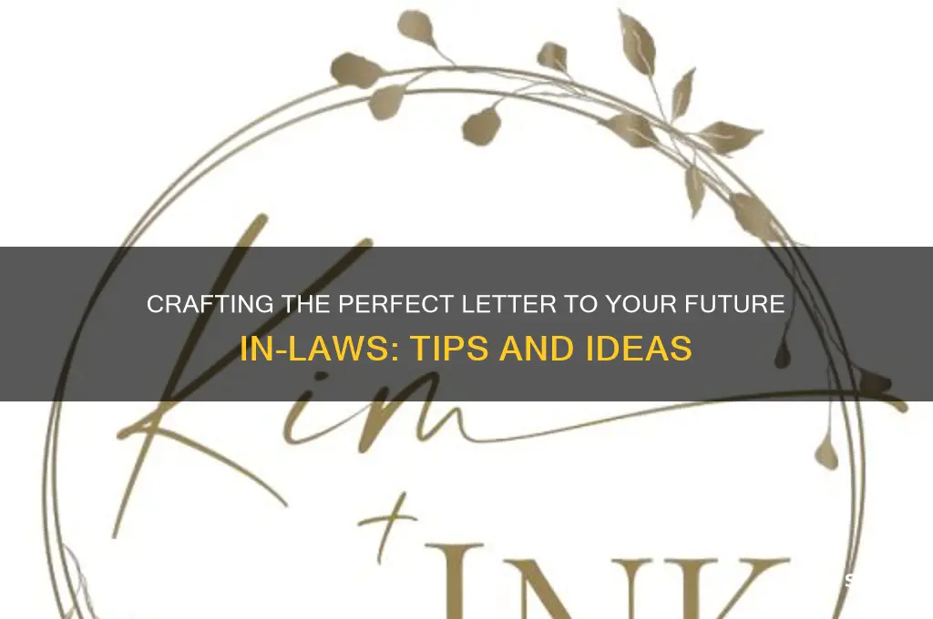 what to write to future parents in law