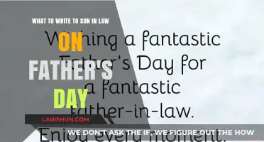 Honoring Your Son-in-Law: Heartfelt Father's Day Message Ideas