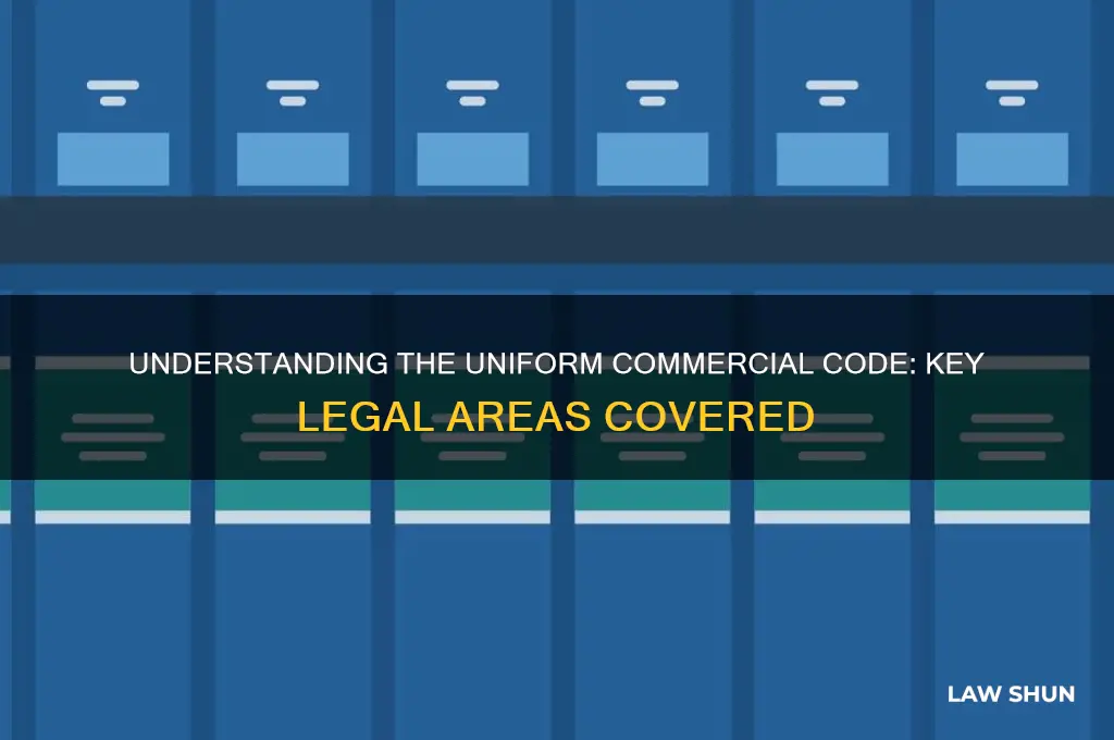 what topics of law does the uniform commercial code address