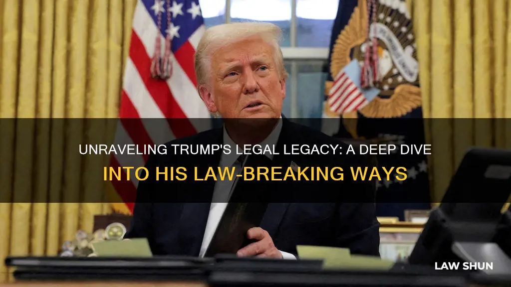 what trump does to break the laws