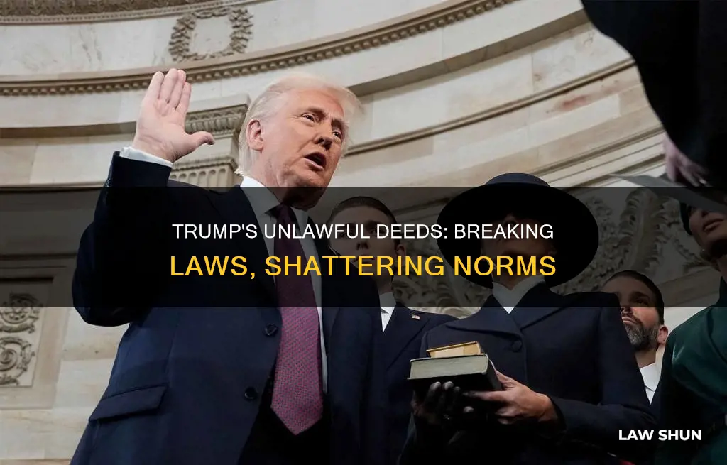 what trump does to break the laws