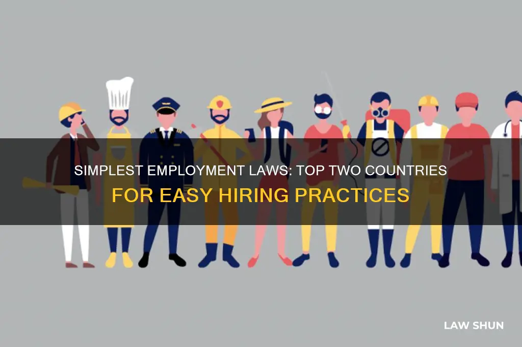 what two countries provide the easiest employment laws overall