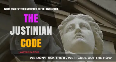Justinian Code's Legacy: Two Entities Shaping Their Laws After It