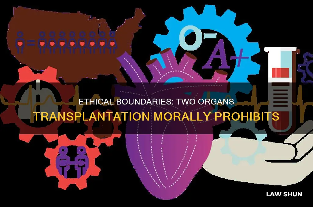 what two organs cannot be transplanted based on moral law