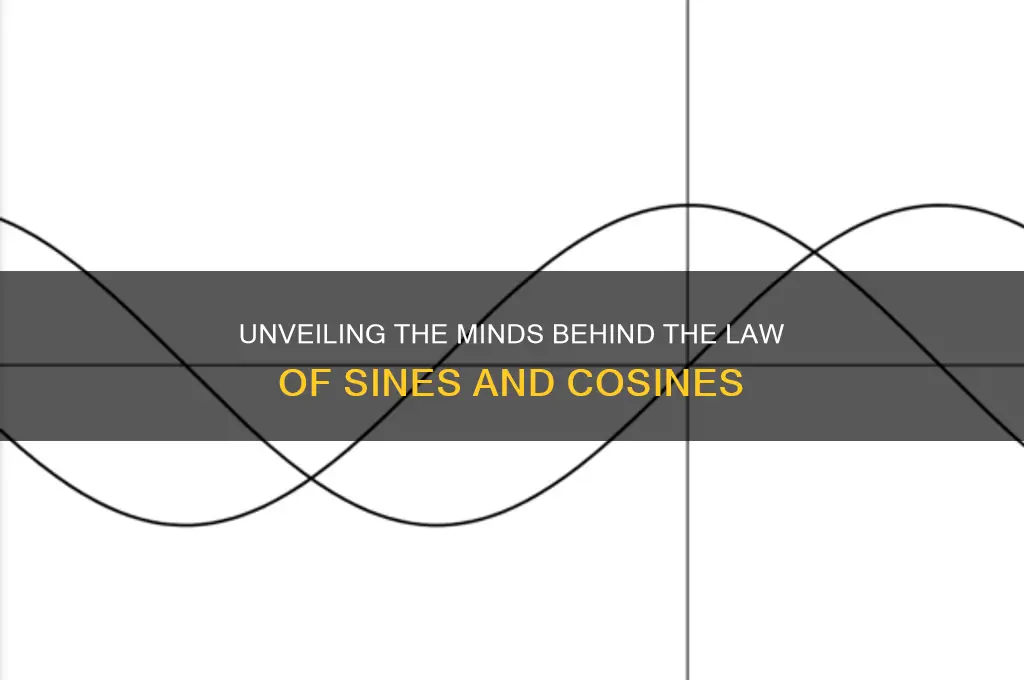 what two people invented the law of sines and cosines
