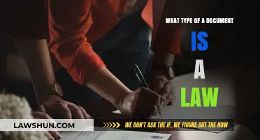 Understanding Legal Documents: What Constitutes a Law and Its Types