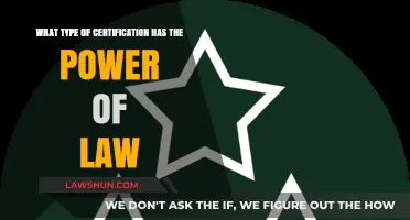 Certifications with Legal Authority: Understanding Their Binding Power