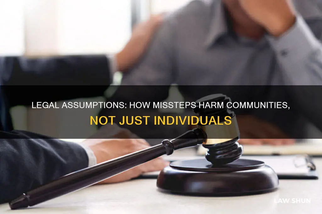 what type of law assumption acts injure not just individuals