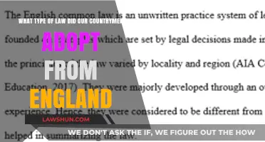 Adopting English Legal Traditions: The Foundations of Our Legal System
