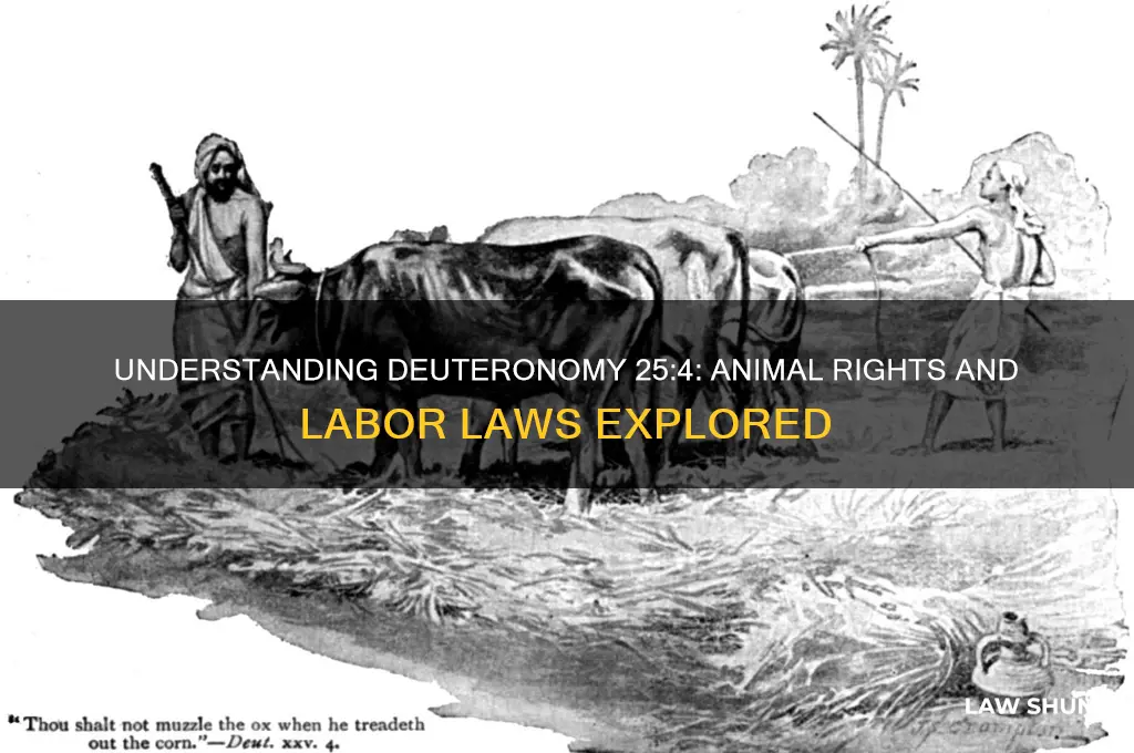what type of law is deut 25 4