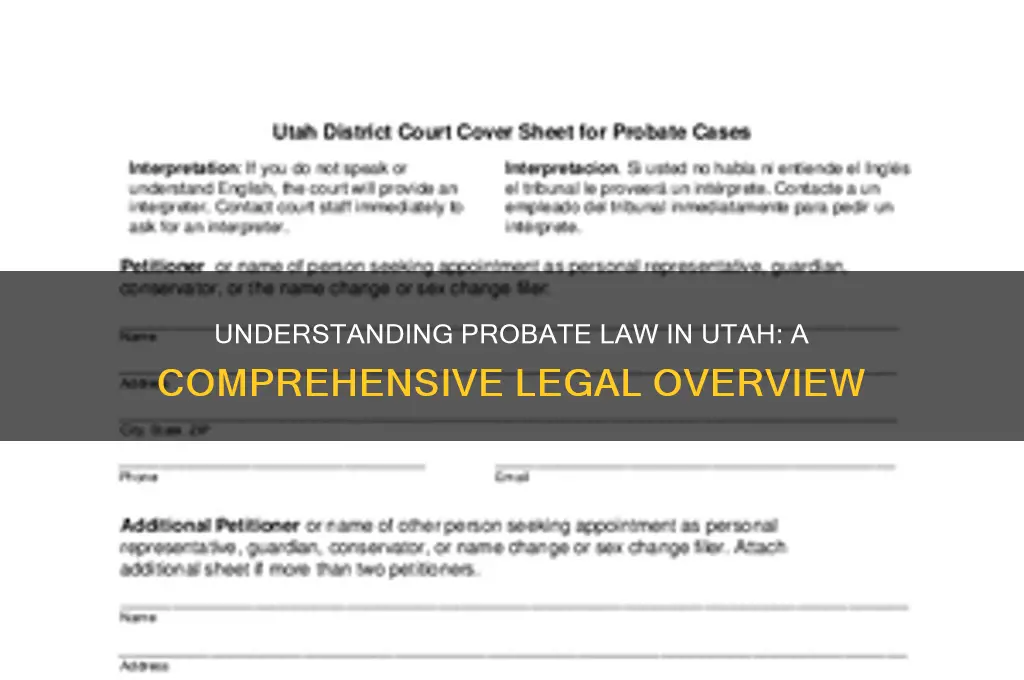 what type of law is probate law in utah