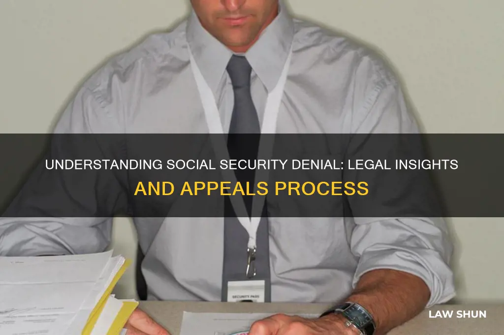 what type of law is social security denial