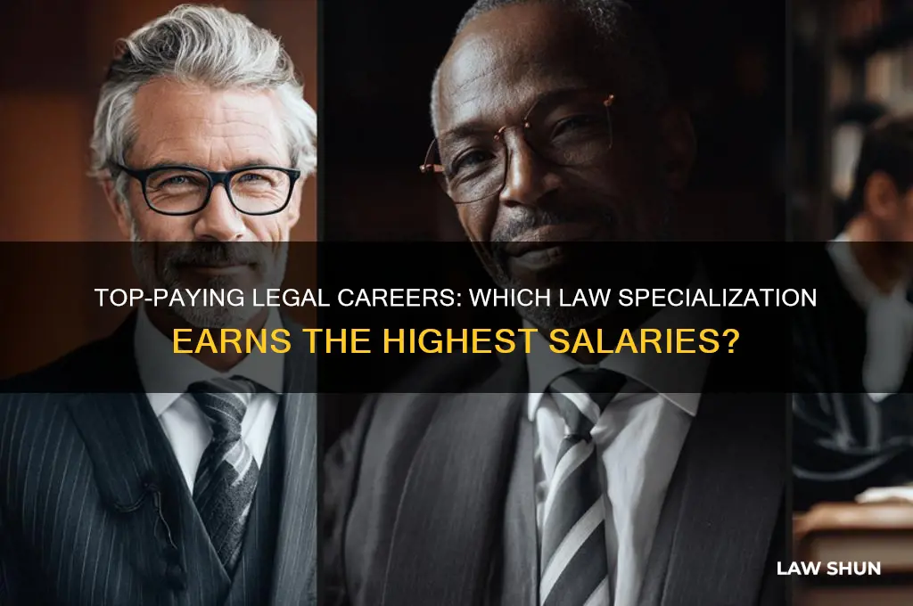 what type of law pays the most