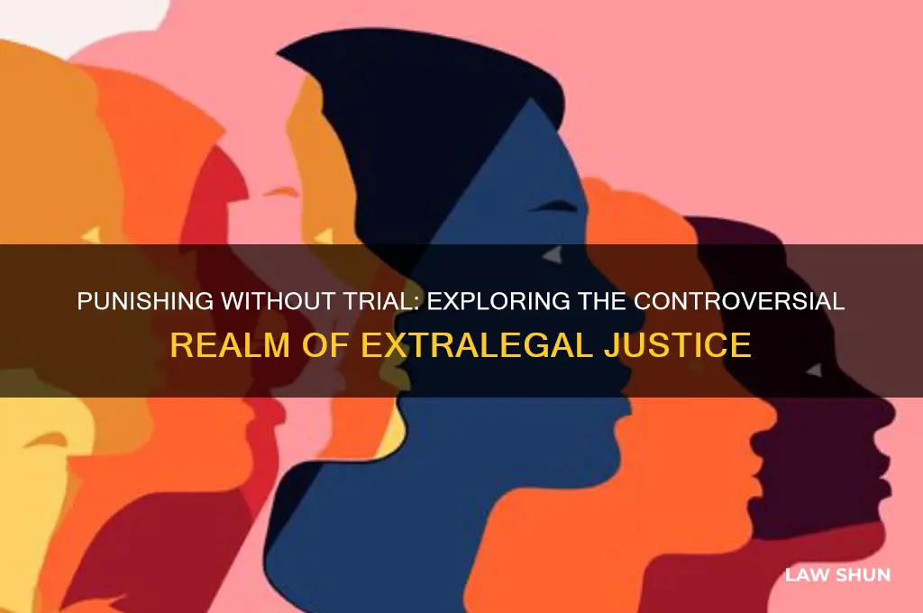 what type of law punishes a person without a trial