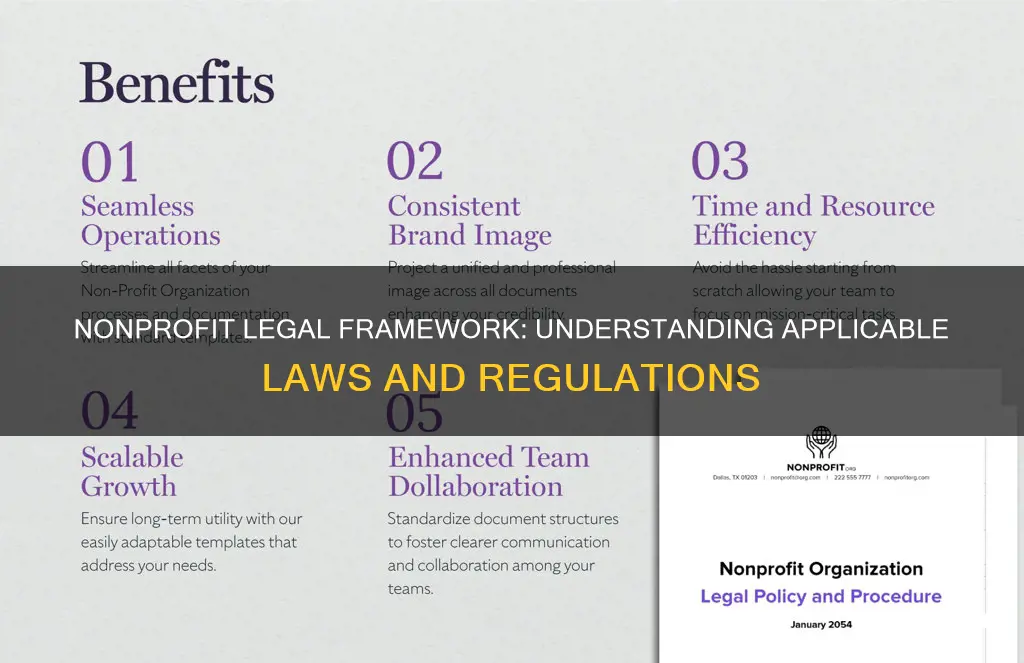 what type of laws apply to nonprofit