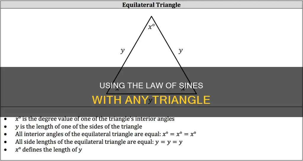 what type of triangle can you use law of sines