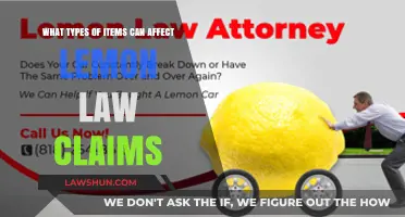 Lemon Law Claims: Items That Affect Your Rights