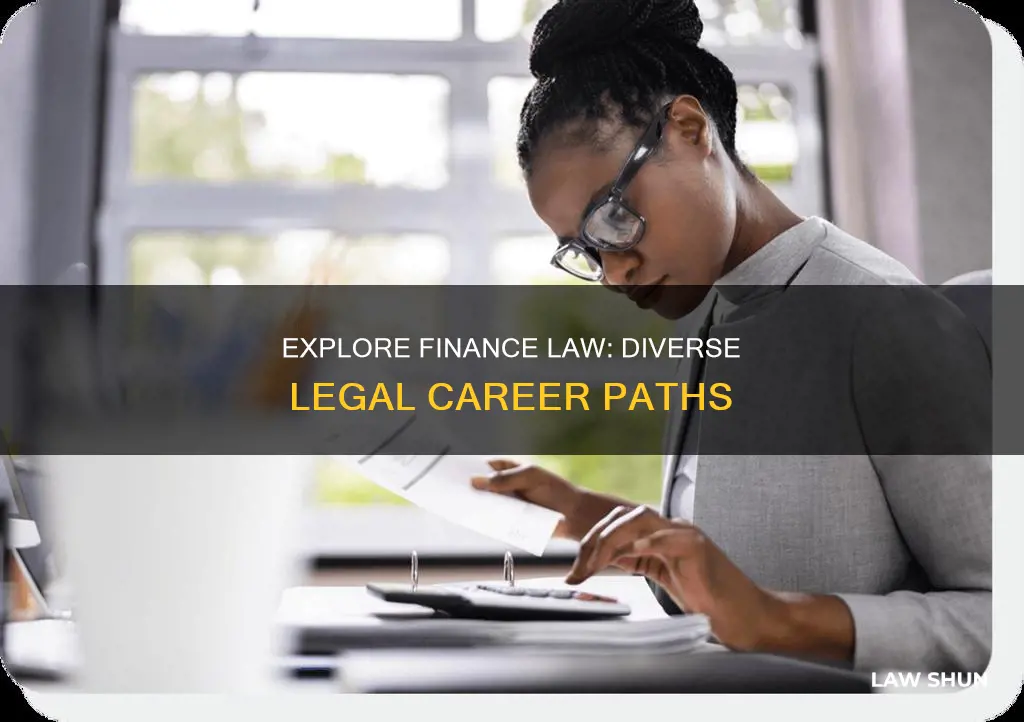 what types of law can i practice within finance