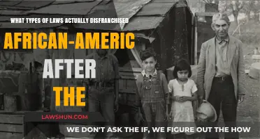 Post-Reconstruction Laws That Disenfranchised African Americans: A Historical Overview