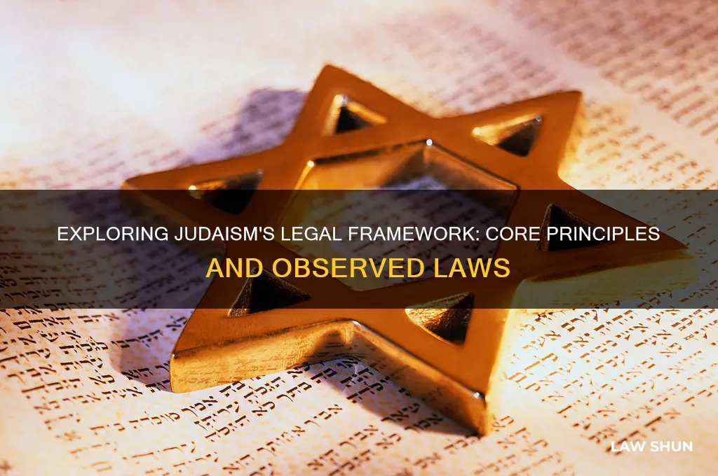 what types of laws does judaism uphold