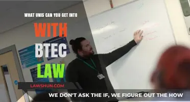 BTEC Law: Your University Options