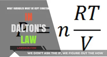 Key Variables to Control for Accurate Application of Dalton's Law