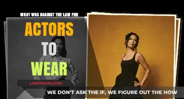 Forbidden Fashion: Historical Laws Restricting Actors' Wardrobe Choices