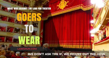 Unlawful Attire: Historical Theater Dress Codes and Legal Restrictions