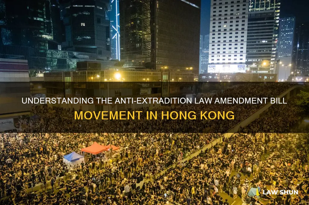 what was anti-extradition law amendment bill movement