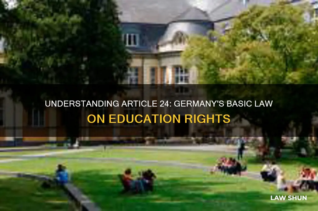 what was article 24 of germany