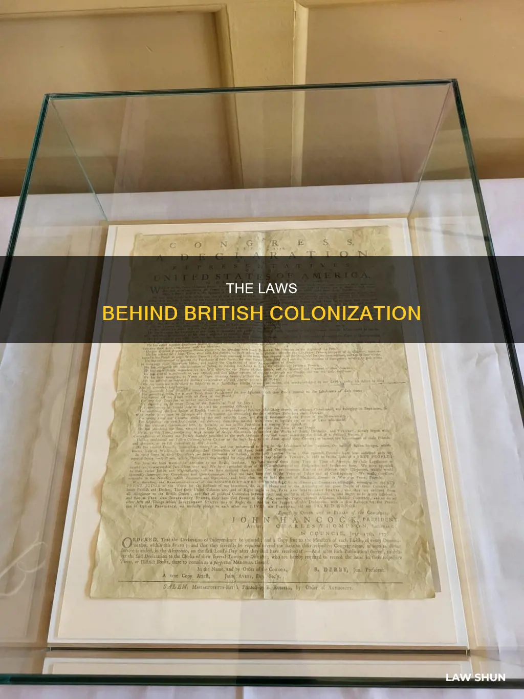 what was created share information about british laws to colonists