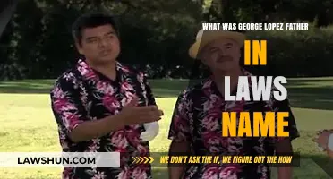 George Lopez's Father-in-Law: Uncovering the Name of His Wife's Dad