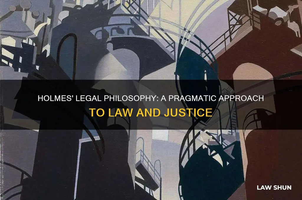 what was holmes philosophy regarding law