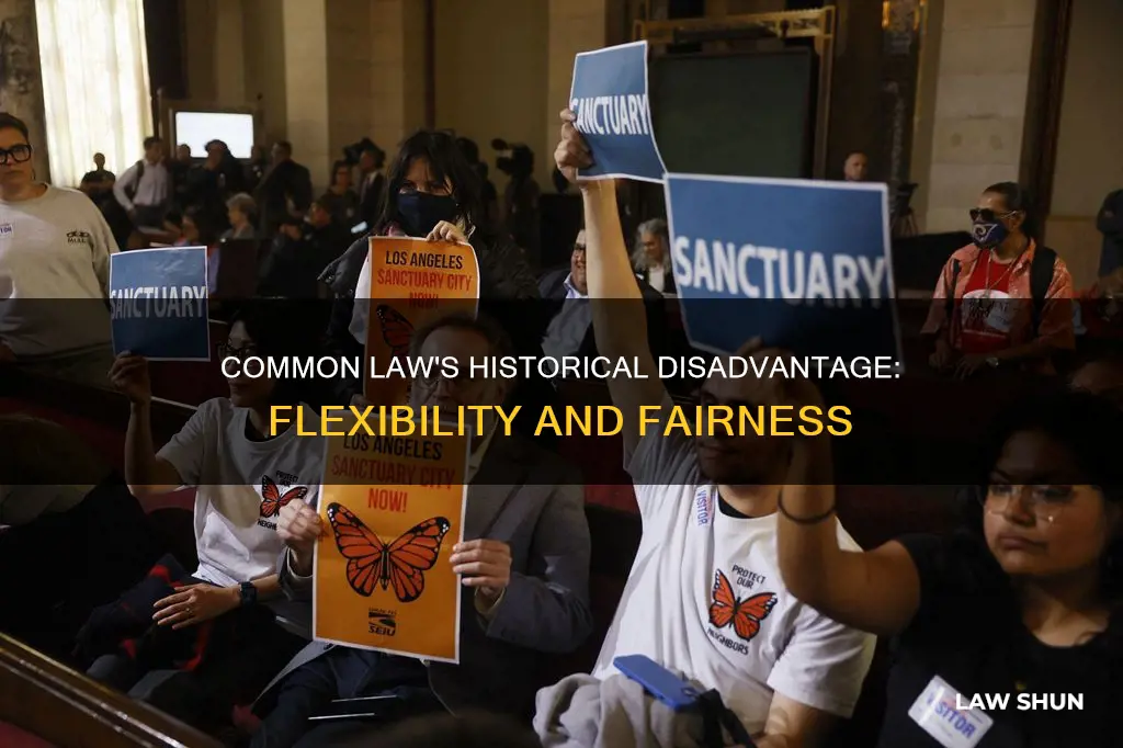what was one disadvantage of english common law
