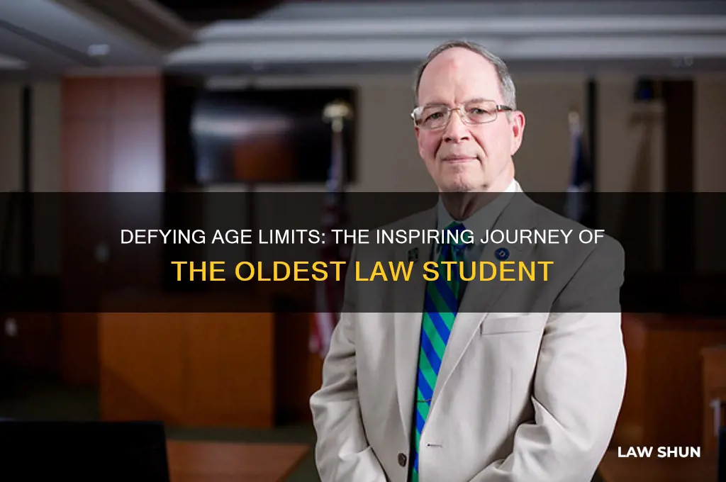 what was the age of the oldest law student