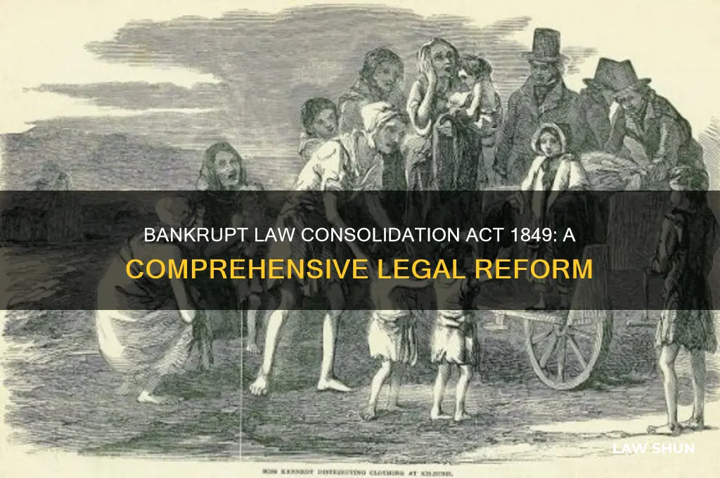 what was the bankrupt law consolidation act of 1849