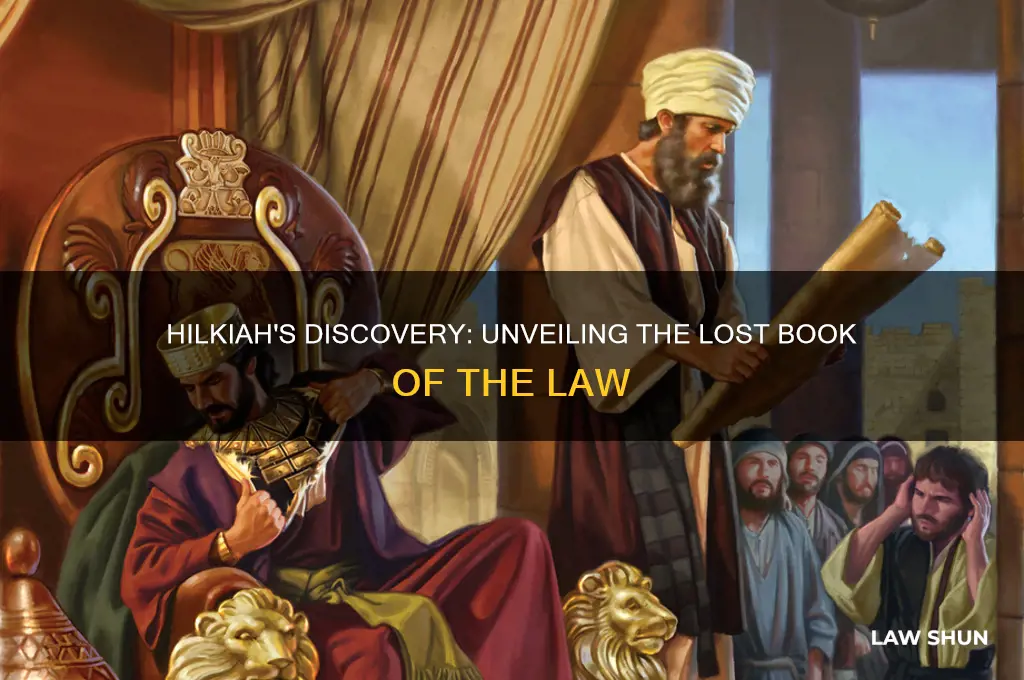 what was the book of the law found by hilkiah