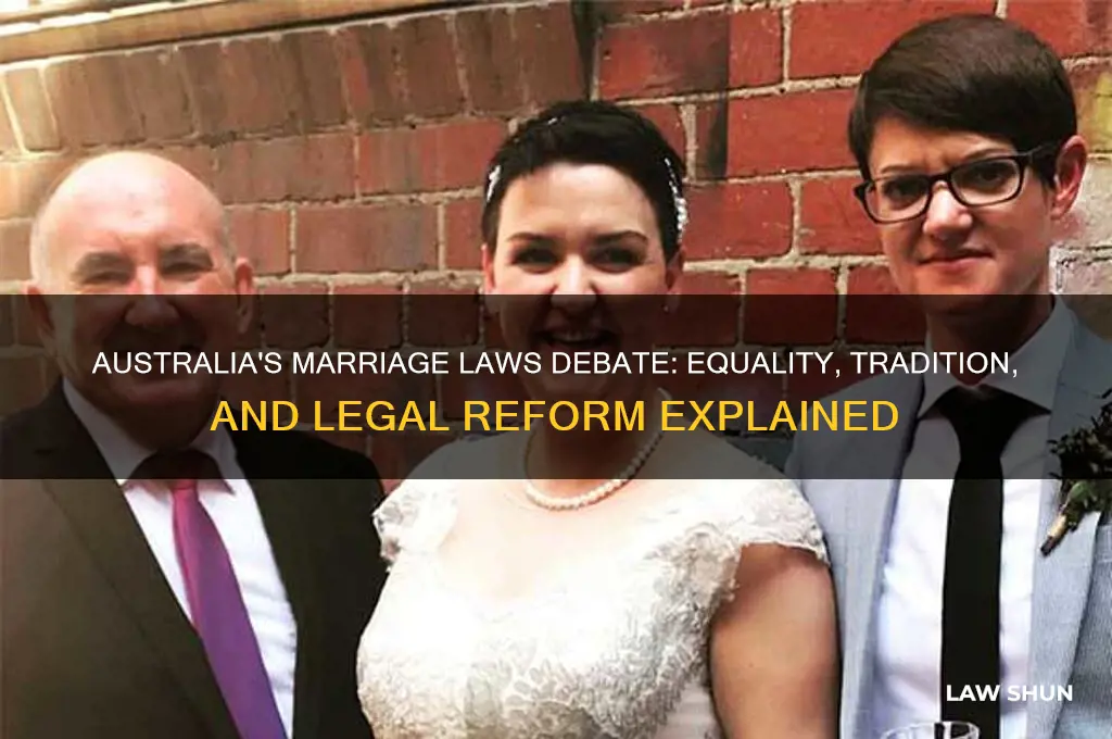 what was the debate about marriage laws in australia about
