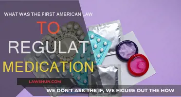 The First American Drug Regulation Law