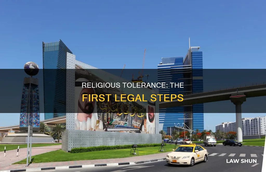 what was the first law supporting religious tolerance
